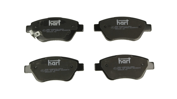 Kit de plaquettes de frein, frein à disque HART 223 107
