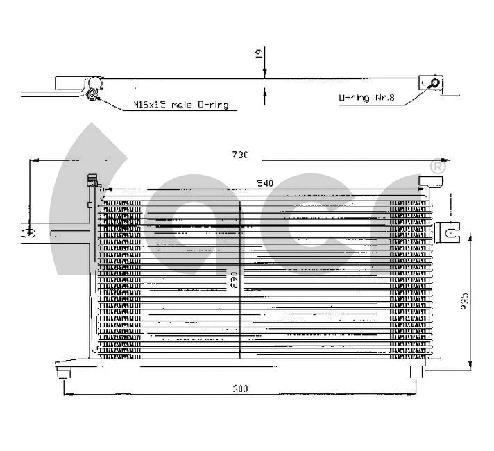 Condenseur, climatisation ACR 300397