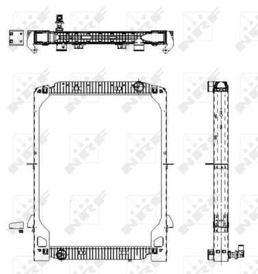 Radiateur, refroidissement du moteur NRF 539568