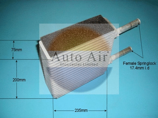 Évaporateur climatisation AUTO AIR GLOUCESTER 21-6041