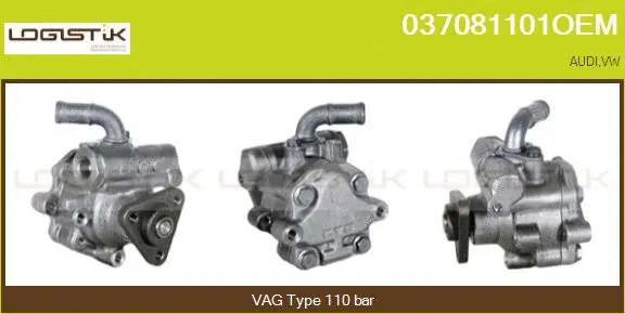 Pompe hydraulique, direction LGK 037081101OEM
