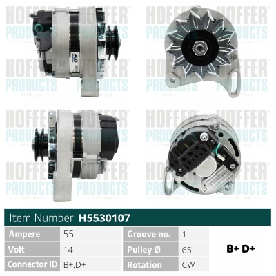 Alternateur HOFFER H5530107