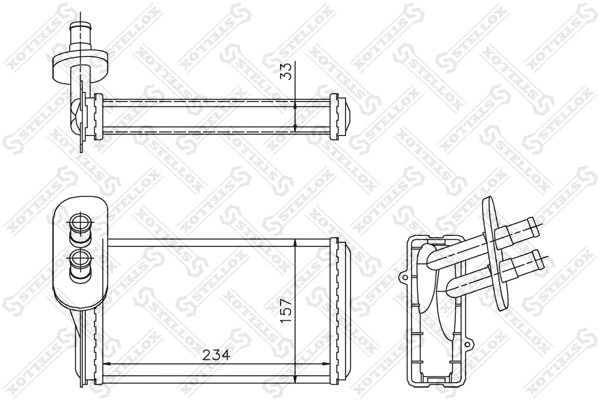 Système de chauffage STELLOX 10-35019-SX