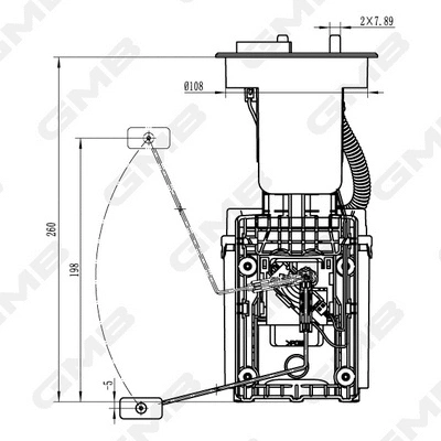 unité d'alimentation de carburant GMB GFPS-124A