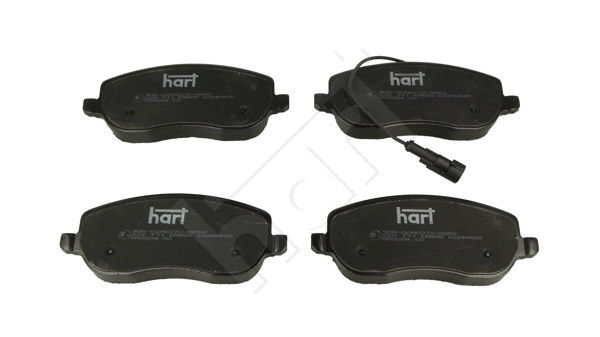 Kit de plaquettes de frein, frein à disque HART 225 711