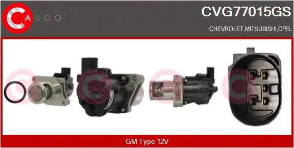 Vanne EGR CASCO CVG77015GS