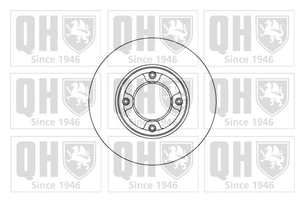 Disque de frein QUINTON HAZELL BDC3333