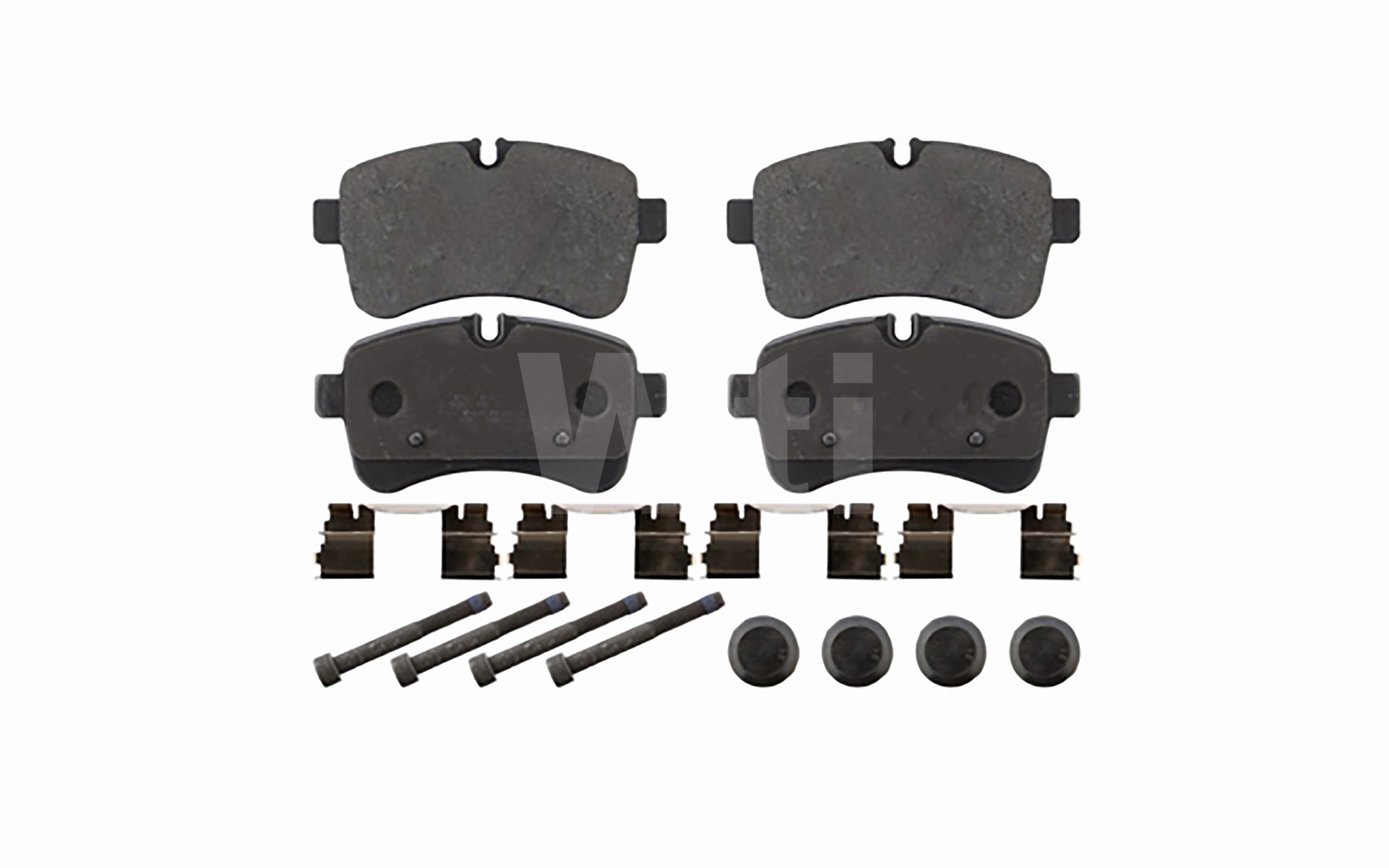 Kit de plaquettes de frein, frein à disque Wti Automotive K971016