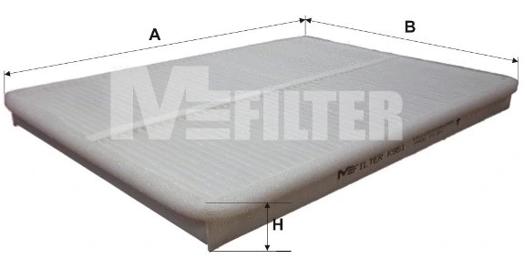 Filtre, air de l'habitacle MFILTER K 951