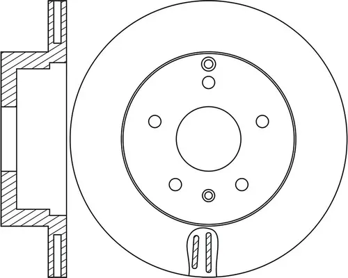 Disque de frein FIT FR0812V