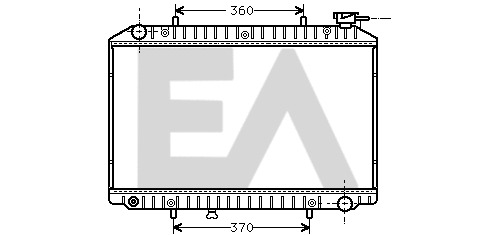 Radiateur, refroidissement du moteur EACLIMA 31R18167
