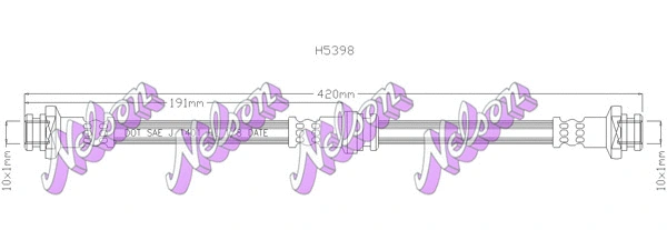 Flexible de frein KAWE H5398