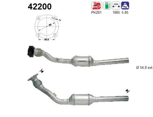 Catalyseur AS 42200