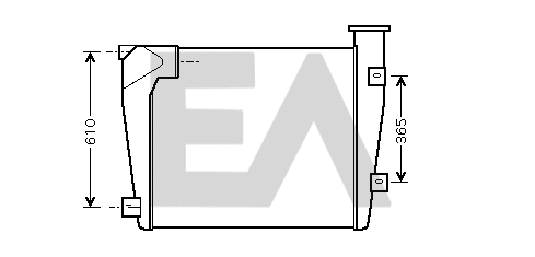 Refroidisseur d'air de suralimentation EACLIMA 36A45011