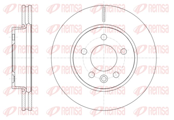 Disque de frein REMSA 61418.10