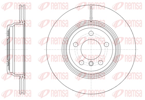 Disque de frein REMSA 61547.10