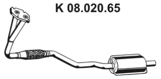 Catalyseur EBERSPÄCHER 08.020.65