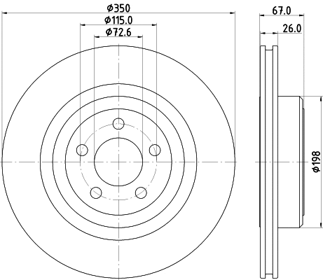 Disque de frein MINTEX MDC2320
