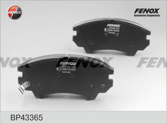 Kit de plaquettes de frein, frein à disque FENOX BP43365
