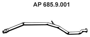 Tuyau d'échappement EBERSPÄCHER 685.9.001