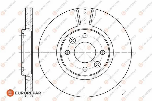 Disque de frein EUROREPAR 1618868380