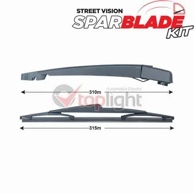 Kit de bras d'essuie-glace, nettoyage des vitres AE TOPLIGHT TRA-P1302