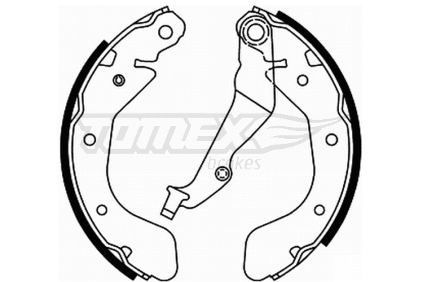 Jeu de mâchoires de frein TOMEX Brakes TX 21-93