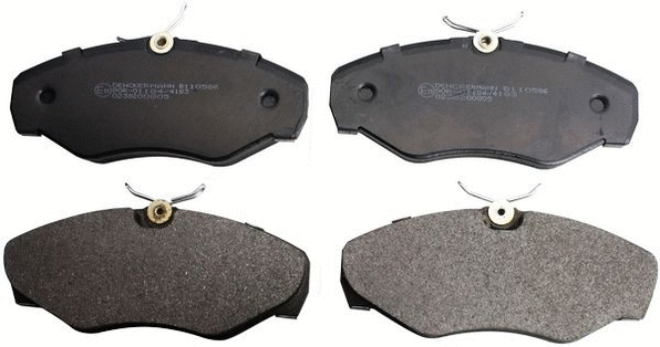 Kit de plaquettes de frein, frein à disque DENCKERMANN B110586