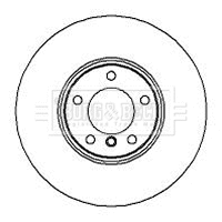 Disque de frein BORG & BECK BBD5866S