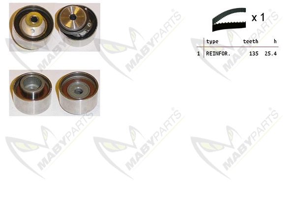 Kit de courroie crantée MABYPARTS OBK010346