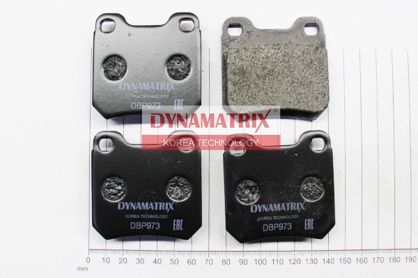Kit de plaquettes de frein, frein à disque DYNAMATRIX DBP973