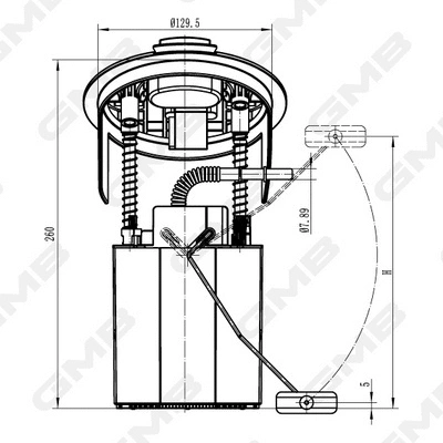 unité d'alimentation de carburant GMB GFPS-030A