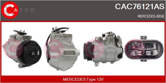 Compresseur, climatisation CASCO CAC76121AS