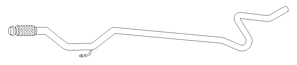 Tuyau d'échappement Vellerand 14569