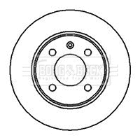 Disque de frein BORG & BECK BBD4021