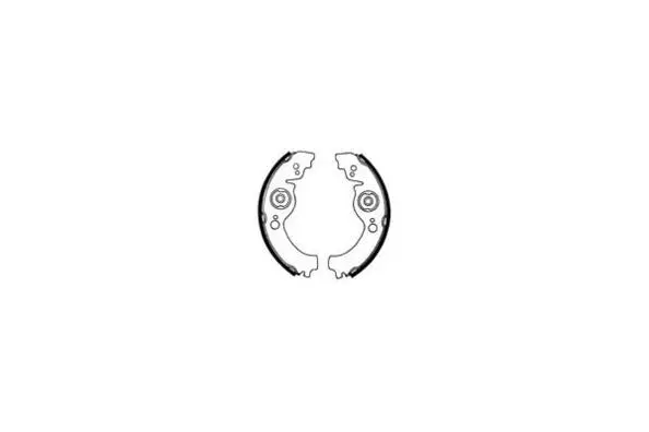 Jeu de mâchoires de frein E.T.F. 09-0201