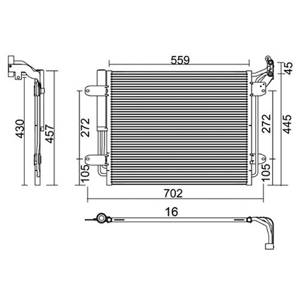 Condenseur, climatisation PowerMax 7110384