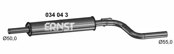 Silencieux central VEGAZ GmbH OS-770