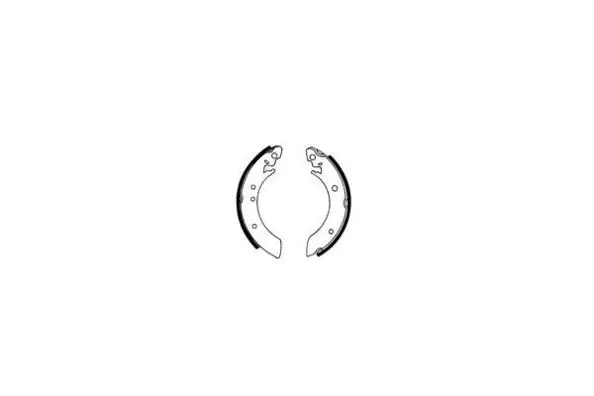 Jeu de mâchoires de frein E.T.F. 09-0051
