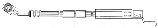 Flexible de frein CEF 513220