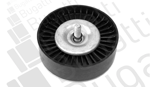 Poulie renvoi/transmission, courroie trapézoïdale à nervures BUGATTI BTOA3598