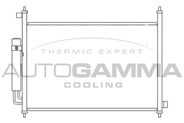 Condenseur, climatisation AUTOGAMMA 105709