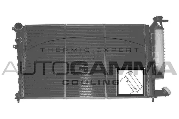 Radiateur, refroidissement du moteur AUTOGAMMA 100756