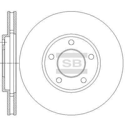 Disque de frein Hi-Q SD5524