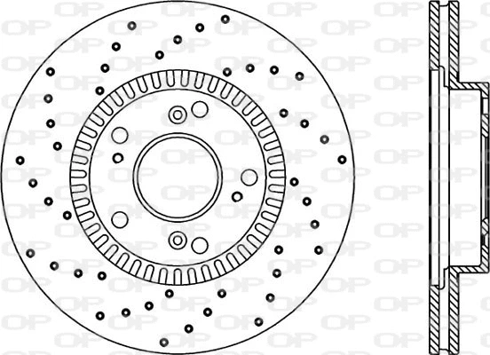 Disque de frein OPEN PARTS BDRS2162.25