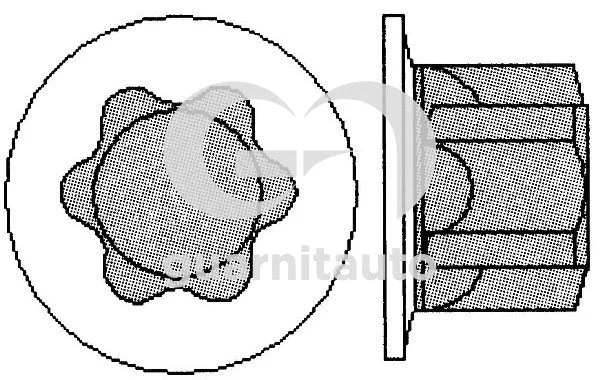 Jeu de boulons de culasse de cylindre GUARNITAUTO 703502-1010
