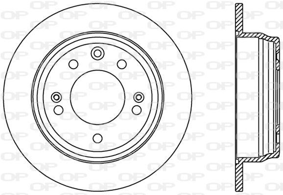 Disque de frein OPEN PARTS BDR2409.10
