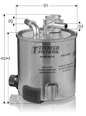 Filtre à carburant TECNECO FILTERS GS10395