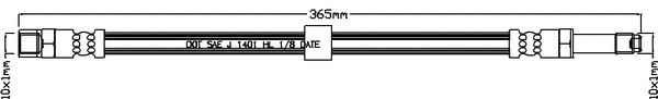 Flexible de frein JURATEK JBH1243
