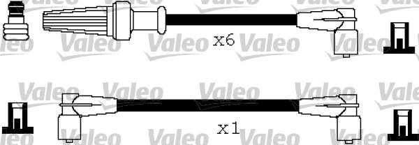 Kit de câbles d'allumage VALEO 346205